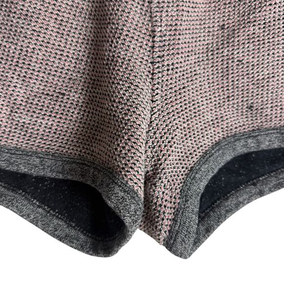 T Alexander Wang Gray Textured Knit Micro Mini Lounge Running Shorts Medium - Picture 4 of 7
